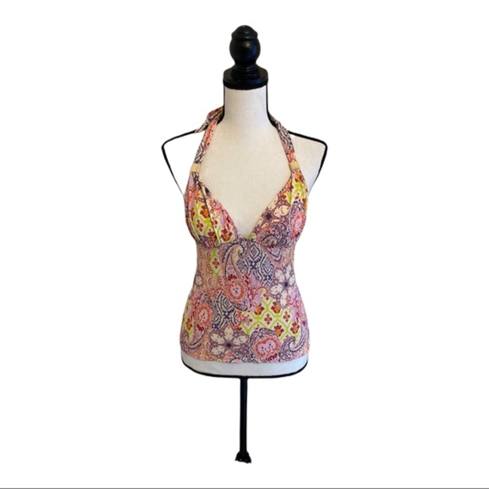 💜💜 Victoria’s Secret Paisley Swim Top Size Small